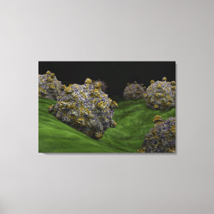 Toile Image conceptuelle de Coxsackievirus 1