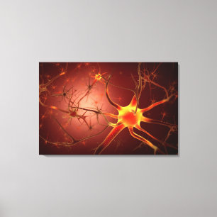 Toile Image Conceptuelle Du Neuron 1