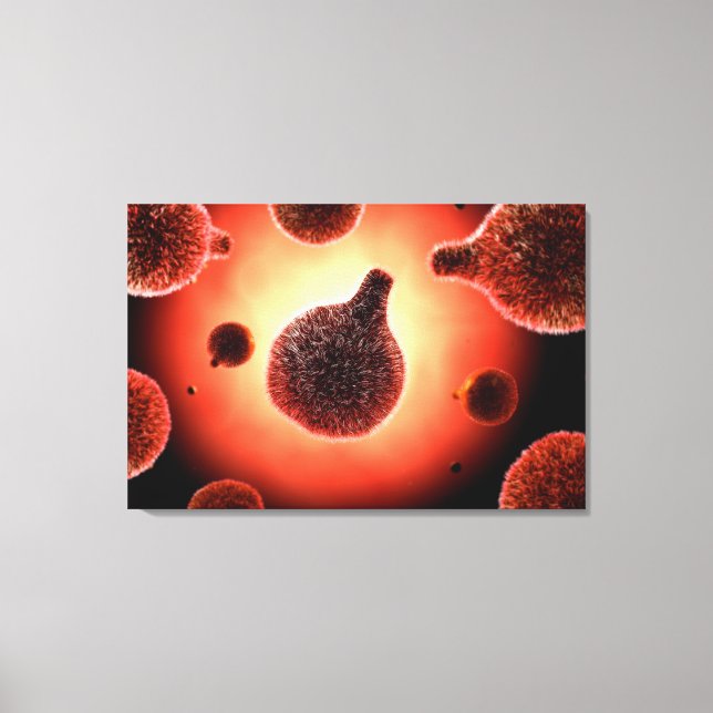 Toile Image Conceptuelle Du Plasmodium À L'Origine Du Pa (Recto)