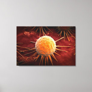Toile Image Conceptuelle Du Virus Du Cancer 1