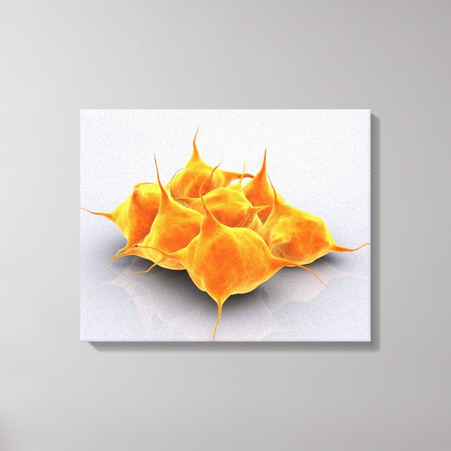 Toile Image Conceptuelle D'Un Groupe De Platelets (Recto)