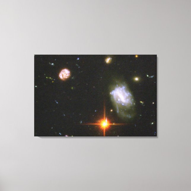 Toile Image de champ ultra profond Hubble (Recto)