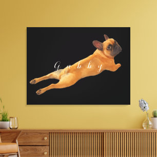 Toile Image et nom de l'aquarelle de grand animal