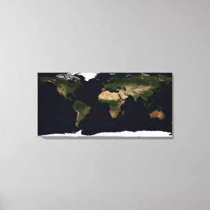 Toile Image globale du monde