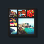 Toile Image Instagram personnalisé Collage de photos toi<br><div class="desc">Ajoutez six de vos photos Instagram préférées pour créer un beau collage photo unique imprimé en toile enveloppé. Cliquez sur Customiser pour déplacer des photos et personnalisées avec votre propre texte pour créer un design unique d'un genre. Grand cadeau pour la famille et les amis!</div>