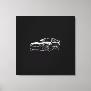 Toile Image vectorielle Subaru Impreza Wrx Sti