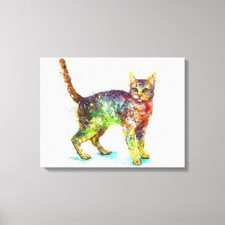 Toile Imaginaire abstrait de chats