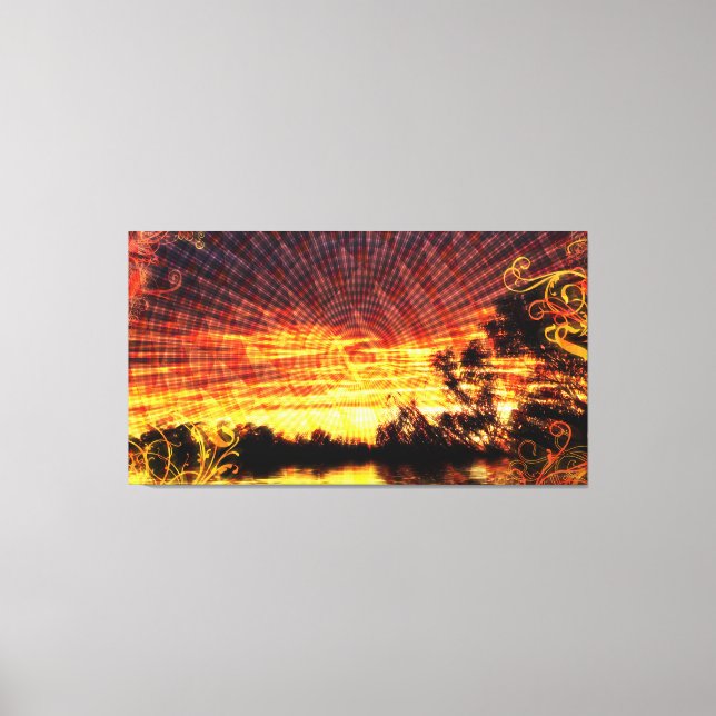 Toile Imaginaire Art Décor Soleil Décor Art Décor (Recto)