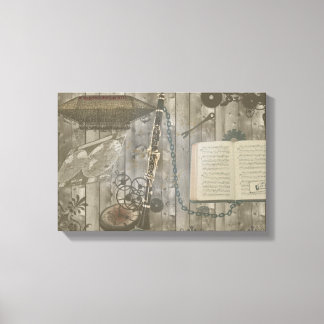 Toile Imaginaire Clarinet Steampunk
