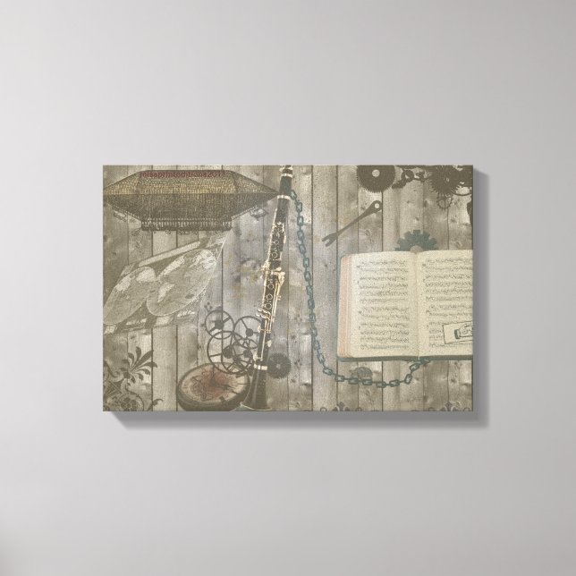 Toile Imaginaire Clarinet Steampunk (Recto)