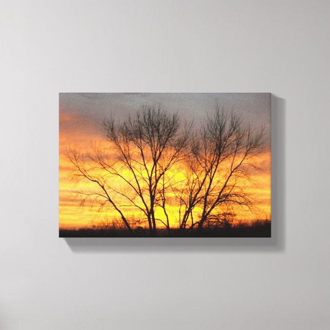 Toile Imaginaire Coucher de soleil 6 Canvas (Recto)