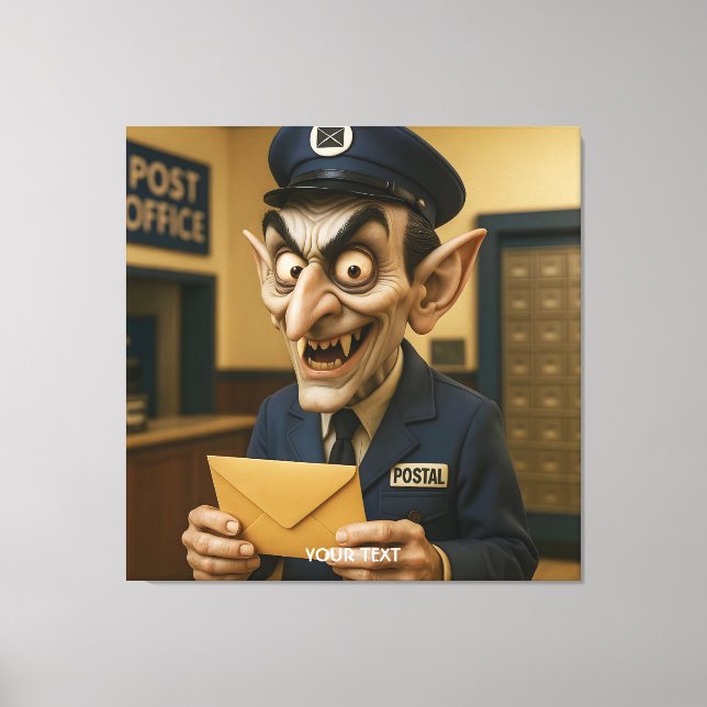 Toile Imaginaire Cute Strange Postal Worker (Recto)