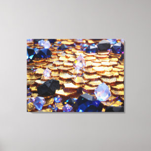 Toile Imaginaire de luxe Gemstone Abstrait