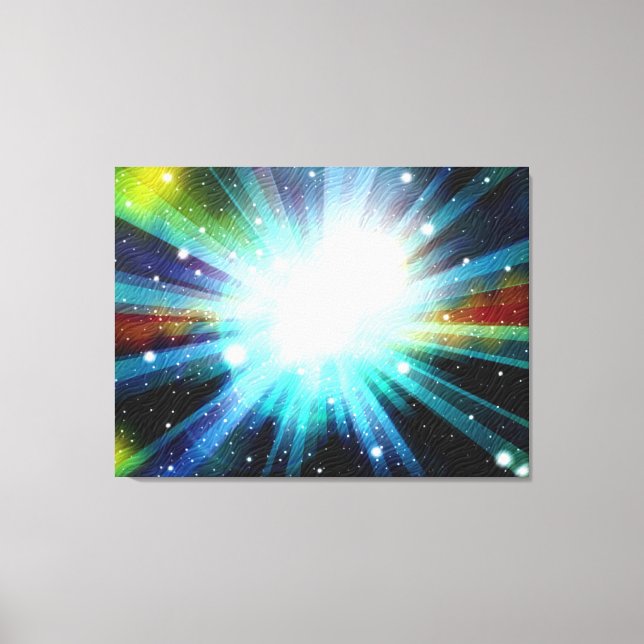 Toile Imaginaire léger Galaxy Art Design Abstrait (Recto)