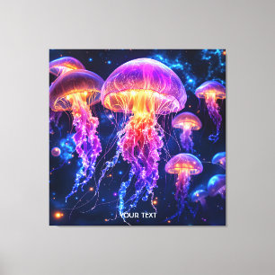Toile Imaginaire Mal Vibrant Monde Sous-marin
