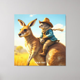 Toile Imaginaire mignon Wombat Kangaroo Koala