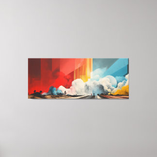 Toile Impact No.03 - Abstract Patchwork Art Collection