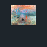 Toile Impression, lever du soleil | CLAUDE MONET |<br><div class="desc">Impression générale,  Sunrise est un tableau de 1872 Claude Monet.</div>