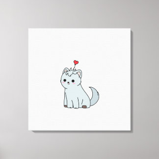 Toile Imprimantes d'animaux mignons