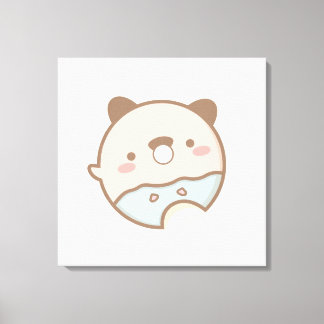 Toile Imprimantes d'animaux mignons