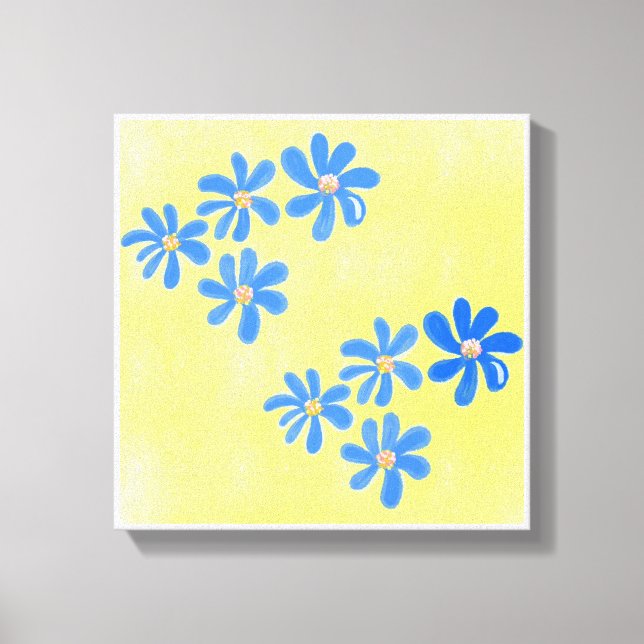 Toile Imprimantes d'art simple et jaune (Recto)