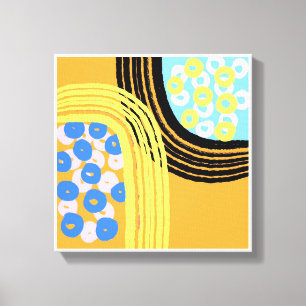 Toile Imprimantes d'art simple et orange