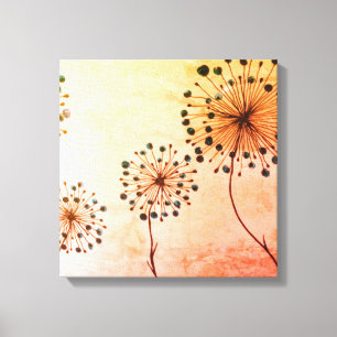 Toile Imprimantes Doigts Dandelion