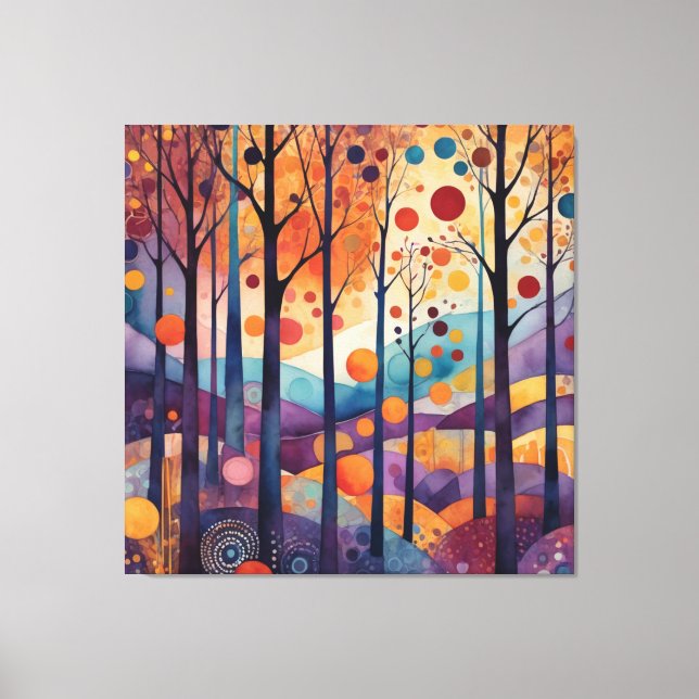 Toile Imprimantes murales vibrantes, imprimés d'art, sal (Recto)