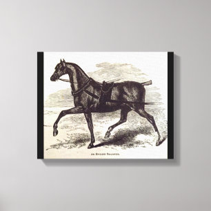 Toile Imprimé au 19e siècle Un cheval anglais Roadster