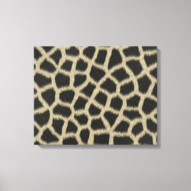 Toile imprimé girafe (Recto)
