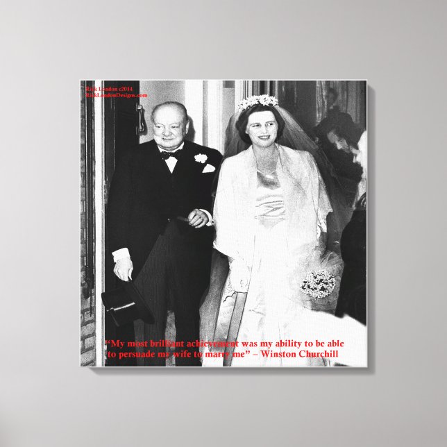 Toile Imprimée Citation du Mariage Célèbre de Chur (Recto)