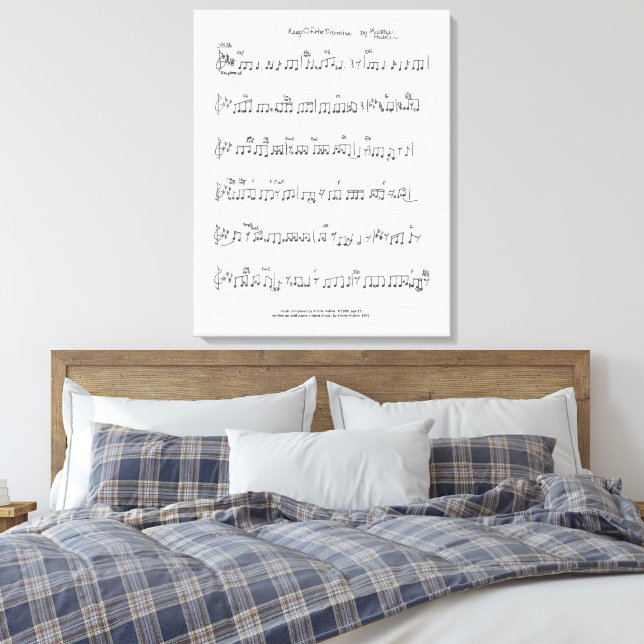 Toile Imprimée de la Partition de Keep Of The Prom (Insitu(Chambre))
