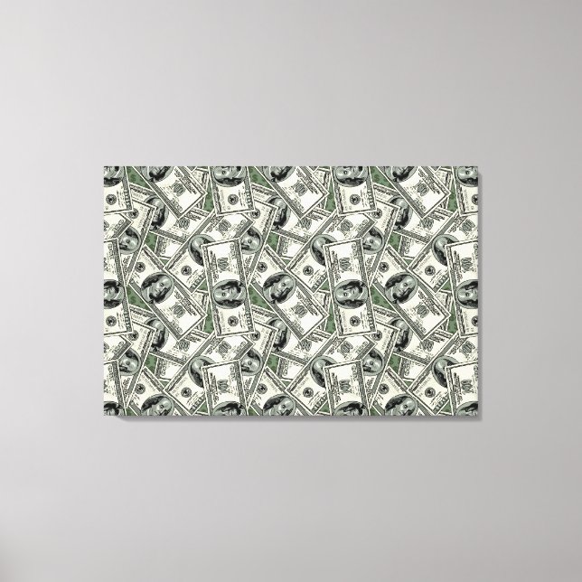 Toile imprimée Get To The Money (Recto)
