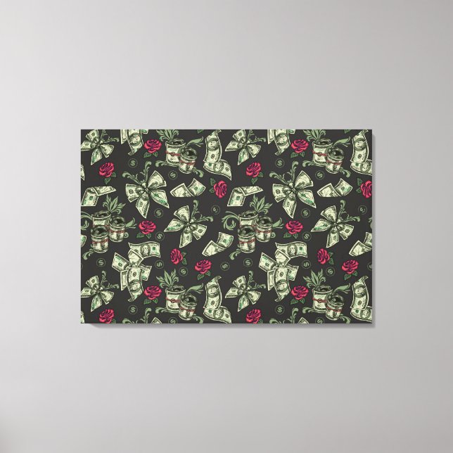 Toile imprimée Get To The Money (Recto)