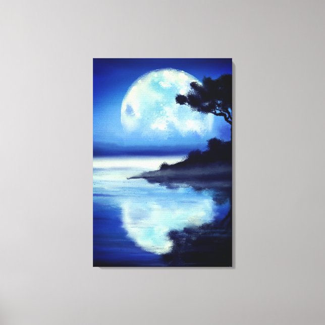 Toile imprimée Mirror Painting Histoires de Lune (Recto)