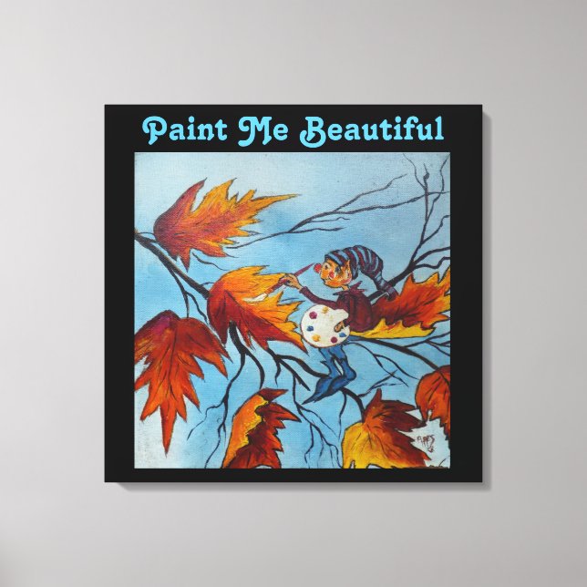 Toile Imprimer Ann Hayes Peinture Pixie Peinture (Recto)