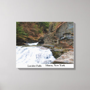 TOILE IMPRIMER LUCIFER CHUTES ITHACA NEW YORK CANVAS