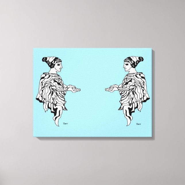 Toile Imprimer : Statue de sculpture grecque antique (Recto)