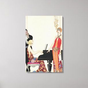 Toile Incantation, illustration pour 'Gazette du Bon