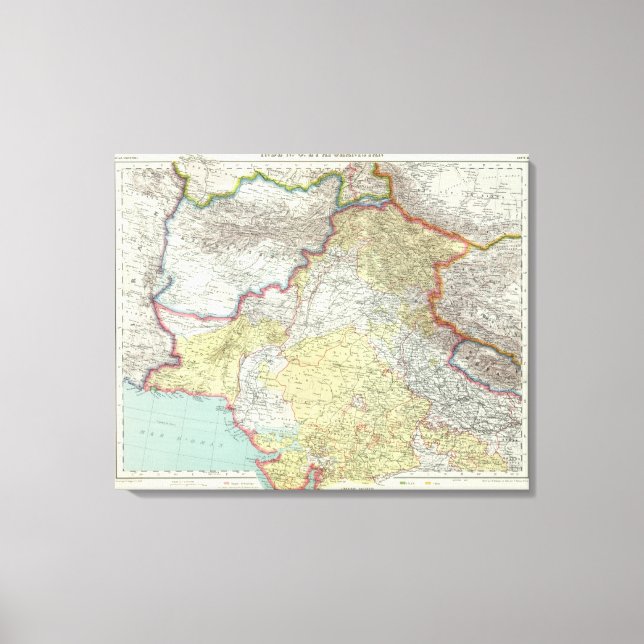 Toile Inde et Afghanistan (Recto)