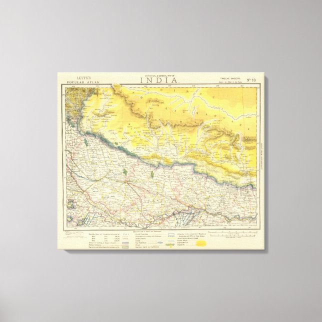 Toile Inde et Népal (Recto)