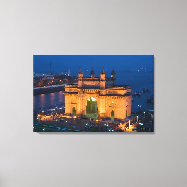 Toile INDE, Mumbai (Bombay) : Porte de l'Inde / (Recto)
