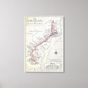 Toile Index sur les plats dans l'enquête des routes