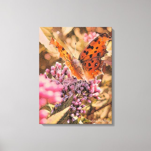Toile Indian Fritillary：Premium Canvas (Recto)