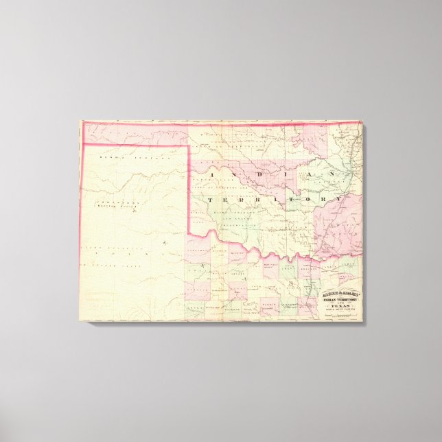 Toile Indian Terr, Texas, Nouvelle-Écosse (Recto)
