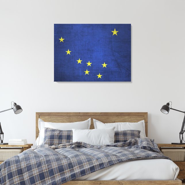 Toile Indicateur de l'état de l'Alaska (Insitu(Chambre))
