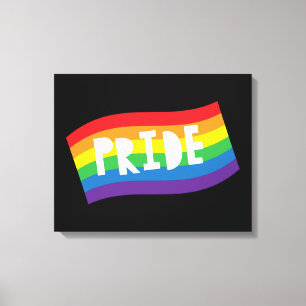 Toile Indicateur Rainbow de Pride