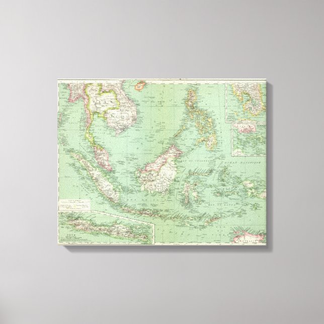 Toile Indonésie, Malaisie (Recto)
