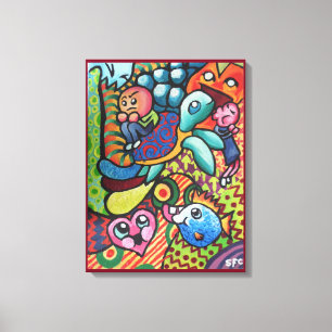 Toile InFancy By Squid Fear City