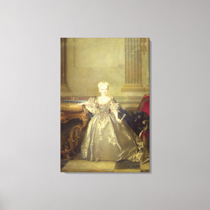 Toile Infanta Maria Ana Victoria de Borbón, 1724 (oil on